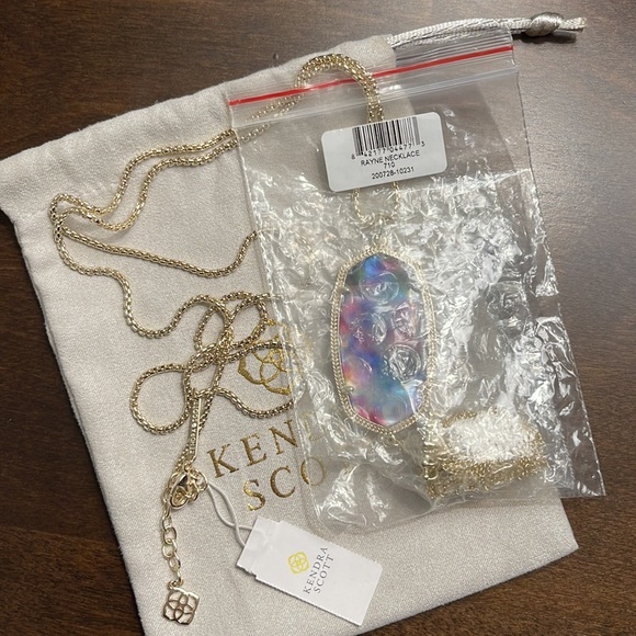 Kendra Scott Tie Dye Illusion Rayne 💙💜💗 - Picture 5 of 5